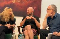 KI und Kunst | Gesprächsrunde mit Pamela Scorzin, Harm van den Dorpel und Tilman Baumgärtel | KI und Kunst | Veranstaltung bei DAM Projects, Berlin | Courtesy DAM Projects