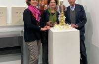 v.l.n.r.: Silvia Zörner, Birgit Sturm und Walther König | BVDG-Stand auf der ART COLOGNE 2023