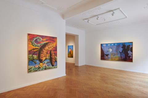 Galerie Michael Haas, Ausstellungsansicht | Foto: Sebastian Eggler