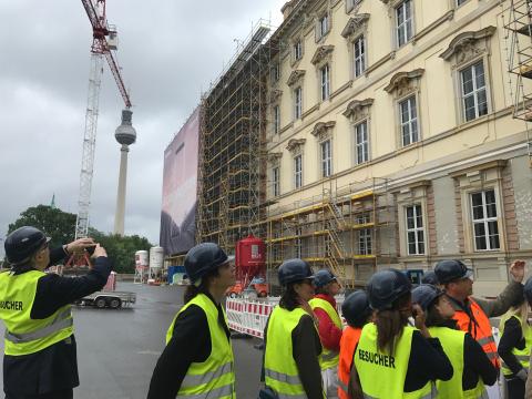BVDG MV 2017. Baustellenbesichtigung Humboldt-Forum/Berliner Schloss © BVDG