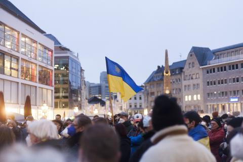 Demonstration gegen den Krieg in der Ukraine 